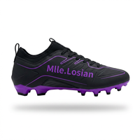 Chaussures de football américaines professionnelles, chaussures de football américain directement de l'usine, personnalisez votre propre design de chaussures de football américain