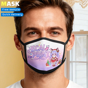 Produsen Masker Wajah Custom Print Anime Kartun MOQ Rendah, Masker Tebal - Product Image 5