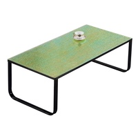 Set de table géométrique en PVC RNPT, motif losanges arc-en-ciel aquatique, pour la décoration de restaurants et d'hôtels