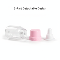 Boîte à bonbons en plastique transparent en forme de biberon pour cadeaux de fête, idéale pour baby shower, mariage, anniversaire, petit rangement de cadeaux
