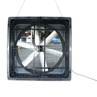 Ventilador de Extracción para Invernadero de Alta Resistencia de 72 Pulgadas, Carcasa de PE, Protección IP55, 70500 CFM, Ventilación Industrial, Refrigeración, Sin Escobillas, con Control por Aplicación