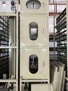 Jalur perakitan terus-menerus otomatis kustom pengangkat barang bawaan peralatan pengangkat kargo konveyor baki bolak-balik vertikal - Product Image 6