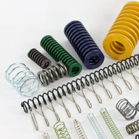 Ressorts de compression personnalisés Hengsheng, micro-ressorts en acier inoxydable noir, acier au carbone de 2 mm, quincaillerie industrielle