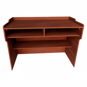 Table de bureau de discours de podium d'enseignant en bois de haute qualité bureau de conférence d'enseignant élémentaire mobilier scolaire moderne - Product Image 2