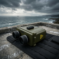 Jumelles stabilisées 8x avec télémètre laser 1064nm à semi-conducteurs, portée 20km, pour la cartographie et les relevés en extérieur