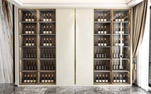 Armoire à ustensiles de salon de haute qualité avec rangement à vin, conception gratuite, vente directe du fabricant - Product Image 3