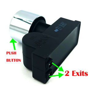 2 Uitgangen Nieuwe Knop Puls Ontsteker, Elektronische Aa Batterij Aangedreven Ontsteker Voor Grill, Kachel, Open Haard - Product Image 3