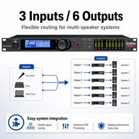 Procesador de Audio Profesional 360, Ecualizador Digital Profesional para Equipos de Sonido Profesional