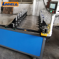 Machine de bardage en nid d'abeille d'aluminium avec moteur à roulement PLC - Matériau de bardage pour panneaux HPL, portes, plaques et colonnes LED