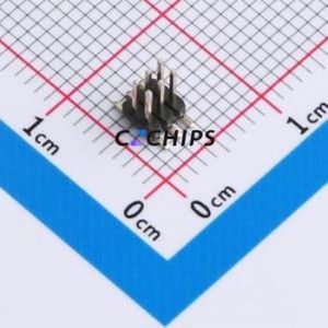 HX PZ1.27-2x3P TP Pin Header SMD,P=1.27mm Connector ( Pin Structure: 2x3P )( Pitch: 1.27mm )( Row Spacing: 1.27mm ) - Product Image 1