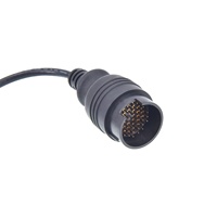 16Pin OBD2/OBDII to 38Pin Connector Adapter Old Car OBD 2/II 16 to 38 Pin Scanner Diagnostic Convert Cable for Mercedes Benz