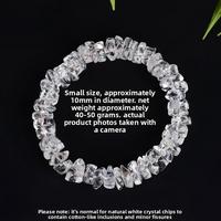 Shiloh Natürliches Weißes Kristallkies-Armband, Großes Kristallkies-Armband mit Unregelmäßiger Form, Meistverkauftes Kristallschmuckstück