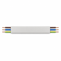 NYM-J PVC-isoliertes PVC-ummanteltes Flachgebäudekabel 300/500V Kupferleiter