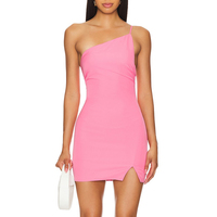 Robe Mini Décontractée et Élégante pour Femme, Style Été, Sexy, Unie, Écologique, Moulante, Formelle, Modeste, de Soirée, avec Bretelles Personnalisées, Design Tendance