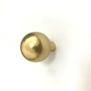 引き出し家具キャビネットボールノブ亜鉛真鍮金仕上げドアプルノブ - Product Image 1