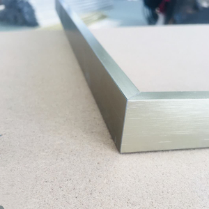 Gương Treo Tường Khung Kim Loại Thiết Kế Hình Vuông Màu Vàng Kim Để Trang Trí Nhà Cửa - Product Image 6