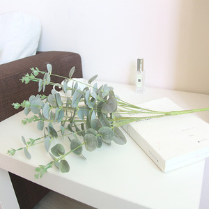 Bouquet d'eucalyptus artificiel à effet 3D collé, accessoire pour arrangement floral DIY, décoration de salon. - Product Image 2