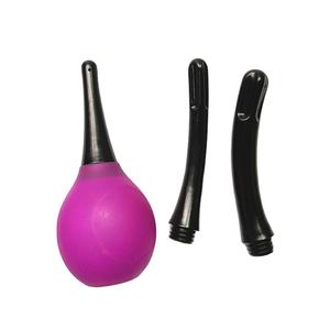 Hitam lembut PVC dapat digunakan kembali Anal Shower <span class=keywords><strong>Enema</strong></span> Anal <span class=keywords><strong>Douche</strong></span> vagina pembersih sistem botol Shower pembersih - Product Image 4