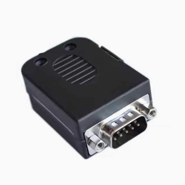 D-sub DB9 Breakout Board Connector with Case 9 Pin 2 Row Male RS232 Serial Port Solderless Terminal Block Adapter