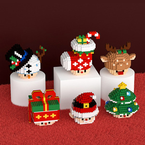 Blocs de construction de Noël, mini puzzle DIY pour enfants de 5 à 14 ans, origine Yiwu, 100-200 pièces, jouet unisexe, cadeau - Product Image 1
