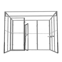 Système de stand d'exposition modulaire en tissu de 62 mm, structure en aluminium, panneaux en tissu interchangeables