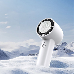 2024 mới bán dẫn lạnh làm mát Băng nén Quạt di động có thể sạc lại USB cầm tay mini đóng băng mát không cánh quạt nhỏ - Product Image 1