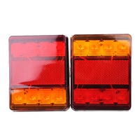 Feu arrière durable à 8 LED haute luminosité pour semi-remorque, véhicule, bateau, camion, échantillon gratuit, fabriqué en Chine