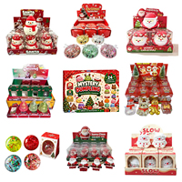 Nouveaux jouets squishy de Noël en forme de boulette, 30 styles, Père Noël, Bonhomme de neige, Sapin de Noël, Maltose Crunchy, Jouets à presser en gros