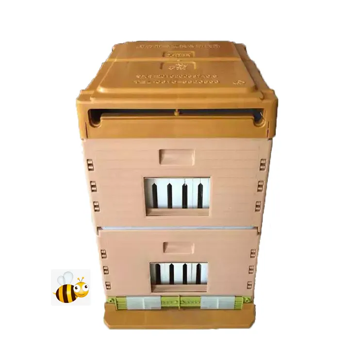 Caja de polen de abeja de plástico duradero de bajo precio de colmena de gran oferta