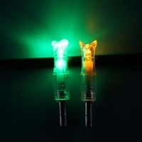 Pointes de flèches de carabine à poulies de 7,6 mm avec éclairage automatique, pointes de flèches LED lumineuses pour la chasse à l'arc