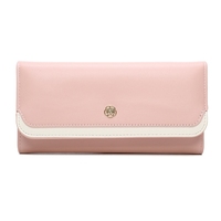 Jialing dompet panjang wanita kulit Pu merek terkenal pemegang kartu Pop up RFID kapasitas besar grosir dompet koin desainer asli