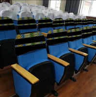 Offre Spéciale église extensible chaise dos couvre personnalisé traditionnel éthiopien croix conception salle de réunion chaise couverture arrière