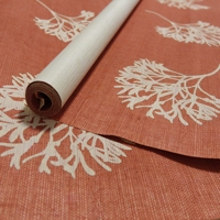 Zhenling – papier peint en sisal rouge naturel pour décoration intérieure