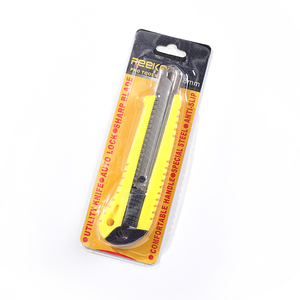Cuchillo Multiusos Resistente, Cuchilla Retráctil de Acero Inoxidable, Cuchillo de Corte con Mango de Plástico, Herramienta Profesional para Cortar Cajas - Product Image 5