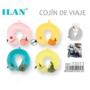 Cuscino da Viaggio Ilan con Design a Frutta, Morbido Supporto per il Collo per un Viaggio Confortevole - Product Image 1