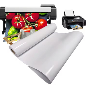 Cao <span class=keywords><strong>Glossy</strong></span> đúc tráng ảnh giấy cuộn 230 gam 24inch mực nhuộm in phun giấy bóng - Product Image 2