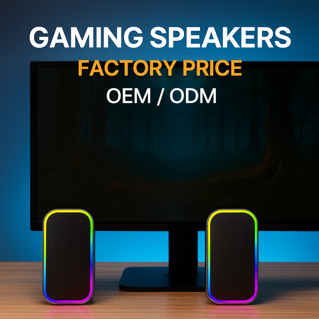Rgb Rock Light Crystal Wireless Computer Speakers Audio Fashion Fabric 2.0 Gaming Meeting Office Party Speakers