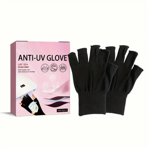 <span class=keywords><strong>Gants</strong></span> <span class=keywords><strong>anti</strong></span>-<span class=keywords><strong>UV</strong></span> pour fournitures de manucure, protection contre la lampe <span class=keywords><strong>UV</strong></span>, <span class=keywords><strong>gants</strong></span> réutilisables <span class=keywords><strong>anti</strong></span>-rayonnement, demi-doigts - Product Image 2