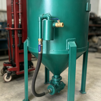 Machine de sablage haute pression avec débit d'air de 6m3/min pour le nettoyage industriel des métaux