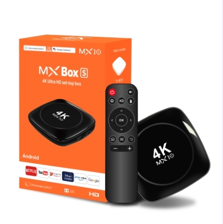 SYTA  4K Smart Android 13 TV Box with 4Gb RAM 32Gb ROM Quad Core Processor Supports 4K Resolution Certified by Android Linux