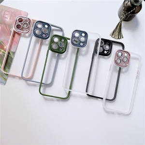 Für <span class=keywords><strong>I</strong></span> Phone 11 Clear Handy Hartsc halen etui mit Bling Glass Kamera Schutz Frauen Rückseite - Product Image 1