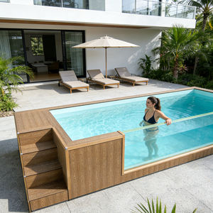 Piscine hors sol sûre, non toxique, durable, pour la récréation à domicile. - Product Image 5