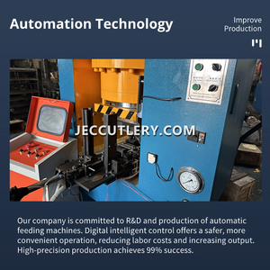 Ligne <span class=keywords><strong>de</strong></span> production automatique JEC Couteau à couverts en acier inoxydable Fourchette Cuillère Formant et gaufrage <span class=keywords><strong>Presse</strong></span> hydraulique à course descendante - Product Image 3