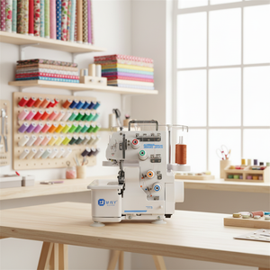 Macchina da Cucire Overlock Portatile a 4 Fili, Nuova Condizione, Motore per Uso Domestico, Produttore <span class=keywords><strong>Professionale</strong></span> - Product Image 1