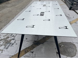 Dessus de <span class=keywords><strong>table</strong></span> en stratifié compact de couleur unie/12mm HPL Dessus de <span class=keywords><strong>table</strong></span> de cantine - Product Image 3