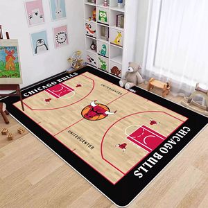 <span class=keywords><strong>Tapis</strong></span> de sol d'équipe <span class=keywords><strong>NBA</strong></span> pour la maison, fabriqué en polyester, extrêmement réaliste, ambiance authentique d'un vrai stade, adapté aux animaux domestiques, antidérapant - Product Image 5