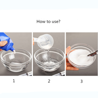 Brosse à blush à manche transparent, brosse à mousse pour le lavage du visage, brosse à mousse pour le nettoyage du visage, brosse à bulles pour le soin de la peau, outil de salon de beauté