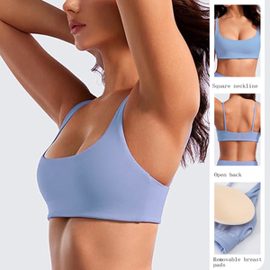 Sujetador deportivo elástico para mujer, sujetador deportivo sin costuras, sujetador deportivo sexy, sujetador deportivo inalámbrico, sujetador deportivo <span class=keywords><strong>de</strong></span> alto impacto para mujer - Product Image 4