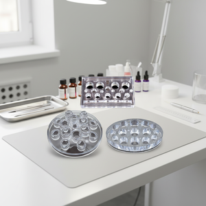ฐานวางถ้วยหมึกสักพลาสติกใสสำหรับผู้เริ่มต้น PMU ไมโครเบลดดิ้ง - Product Image 1