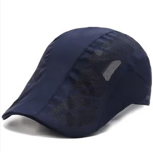 Boinas de algodón de estilo Vintage personalizadas para hombre, gorra informal de protección solar para conducir golf con estilo a cuadros, gorra con visera para todas las estaciones - Product Image 3